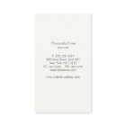 オーガニックスキンケア蓮フラワー名刺