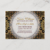 オーガニックタペストリ自然金ゴールド名刺 名刺 (正面)