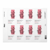 オーガニックハイビスカスハーブティー事業ラベル ラベル (フルシート)