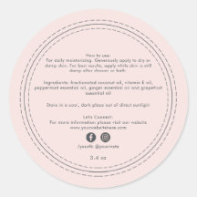 オーガニックビジネスビューティー製品成分ピンク