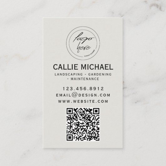 オーガニックフローラ形状ゴールドフォイル名刺 名刺 (裏面)