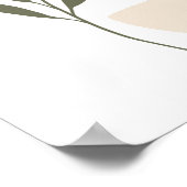 オーガニックボシンプルホスケッチボホシック ポスター (角)