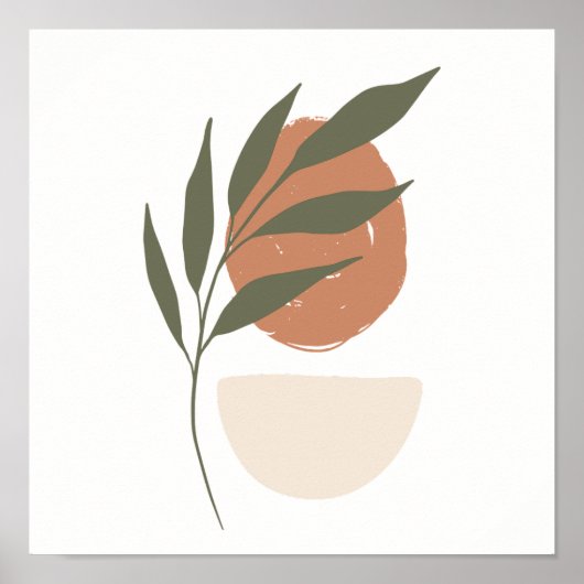 オーガニックボシンプルホスケッチボホシック ポスター (正面)