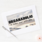 オーガニックライフ長方形シール 長方形シール (封筒)