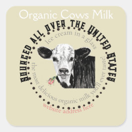 オーガニック乳 スクエアシール