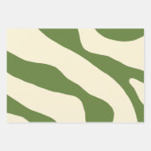 オーガニック型枠モダン抽象芸術ミニマリスト ラッピングペーパーシート (正面)