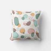 オーガニック形のシモダンームレスパターン クッション (正面)