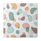 オーガニック形のシモダンームレスパターン タイル (正面)