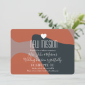 オーガニック抽象芸術新ミッション延期 招待状 (スタンド正面)