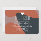 オーガニック抽象芸術新ミッション延期 招待状 (正面)