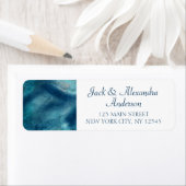 オーガニック海ブルー水結婚色 ラベル (インサイチュ)