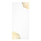 オーガニック美しい金ゴールドツリーリングや輪サロン ラックカード (裏面)