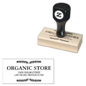 オーガニック葉2 ラバースタンプ (押印)
