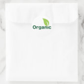 オーガニック葉 ラウンドシール (バッグ)