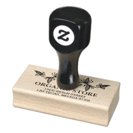 オーガニック葉 ラバースタンプ