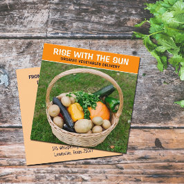 オーガニック野菜配達 スクエア名刺