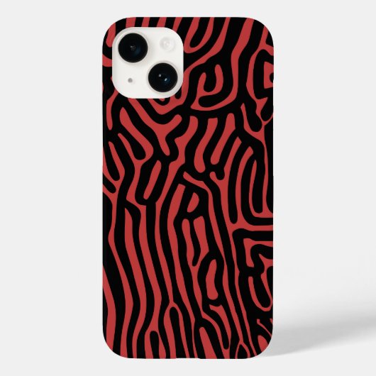 オーガニック パターン 抽象的 背景 テクスチャ 自然 Case-Mate iPhoneケース (裏面)