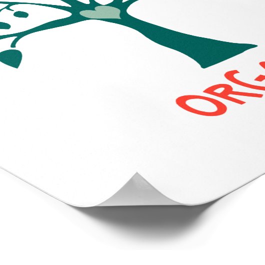 オーガニック ポスター (角)