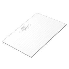 「オーガニック ミニマリスト ナチュラル ウェディング デザイン 編集可能」 ノートパッド