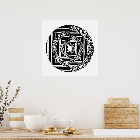 オーガニック：無機 ポスター (キッチン)