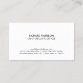 オーガニックCOMPUTER LOGO White/Gray Business Card 名刺 (裏面)