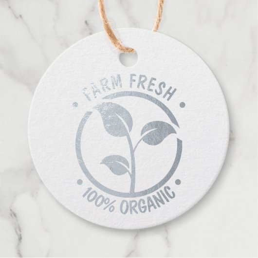 オーガニックFarm Fresh Businessをテーマ フェイバータグ (正面)