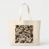 オーガニックMung Sprouts – 栄養素が詰まったスーパーフード ラージトートバッグ (正面)