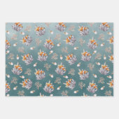 オーガンパイプサンゴの海の下の深い ラッピングペーパーシート (正面3)