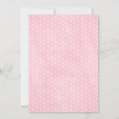 オーガールエレファントバルーンベビーシャワー招待状 招待状 (裏面)