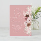 オーガールダスティバラパンパフローラベビーシャワー 招待状 (スタンド正面)