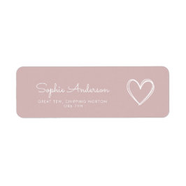 オーガールミニマリスト赤ちゃんシャワー ラベル