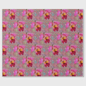 オーキかわいらしッドデザイン ラッピングペーパー (フラット)