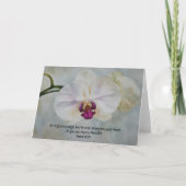 オーキかわいらしッドフラワーバイブル詩アートノートカード カード (正面)