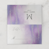 オーキエレガントッドテーブル番号の淡水色 プレイスカード (外部開封)