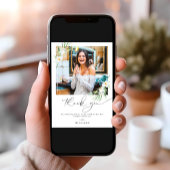 オーキエレガントッドブライダルシャワー写真サンキューカード 招待状