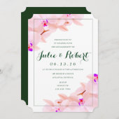 オーキエレガントッド婚約パーティ招待状 招待状 (正面/裏面)