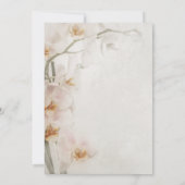 オーキエレガントッド金ゴールドアーチモノグラムブライダルシャワー 招待状 (裏面)