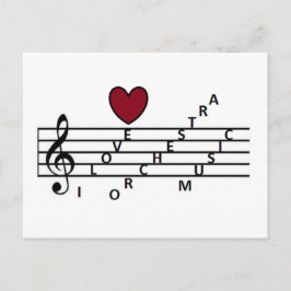 オーキストラの音楽愛好家のために ポストカード