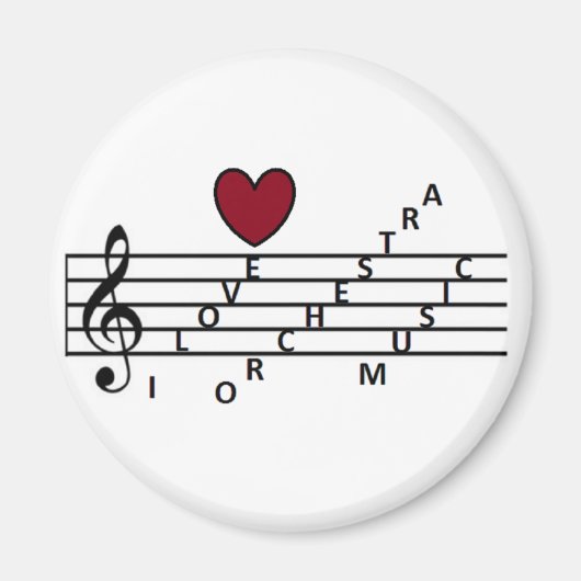 オーキストラの音楽愛好家のために マグネット (正面)