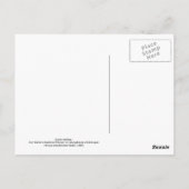 オーキスミリタリス(軍隊ラン) ポストカード (裏面)