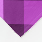 オーキッエレガントクパープルプレイドラージフリースブランケット フリースブランケット (角)