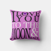 オーキッドと紫お月さまと背中に クッション (正面)