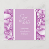 オーキッドのウェディング 豪華な発表ポストカード 案内ポストカード (正面)