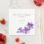 オーキッドのナプキン結婚を愛する応援 スタンダードランチョンナプキン (インサイチュ)