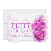 オーキッドの水彩紫50と素晴らしい