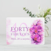 オーキッドの水色の紫40と素晴らしい 招待状 (スタンド正面)