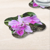 オーキッドの花束 ペーパーコースター (アングル)