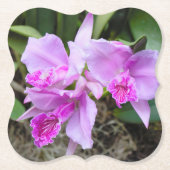 オーキッドの花束 ペーパーコースター (正面)