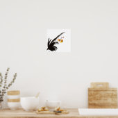 オーキッドイエロー ポスター (キッチン)