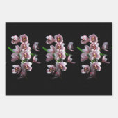 オーキッドインサニオンブラック ラッピングペーパーシート (正面2)